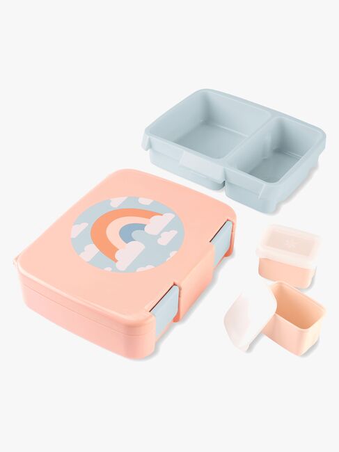 SkipHop Spark Style Bento Madkasse Regnbue, Pink