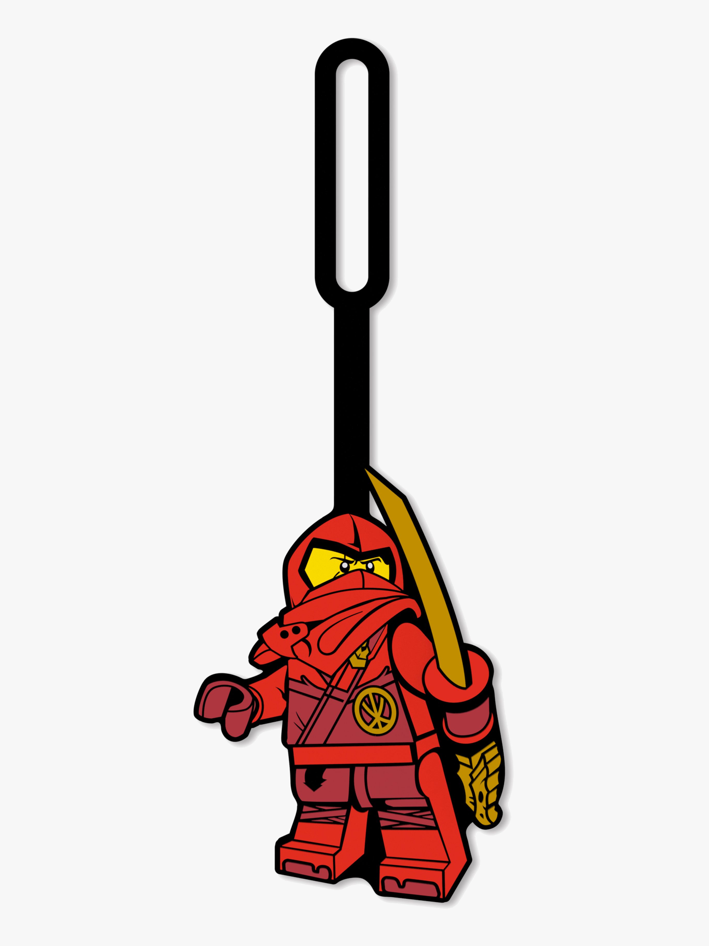 LEGO Ninjago® Bagage-tag Kai, Rød