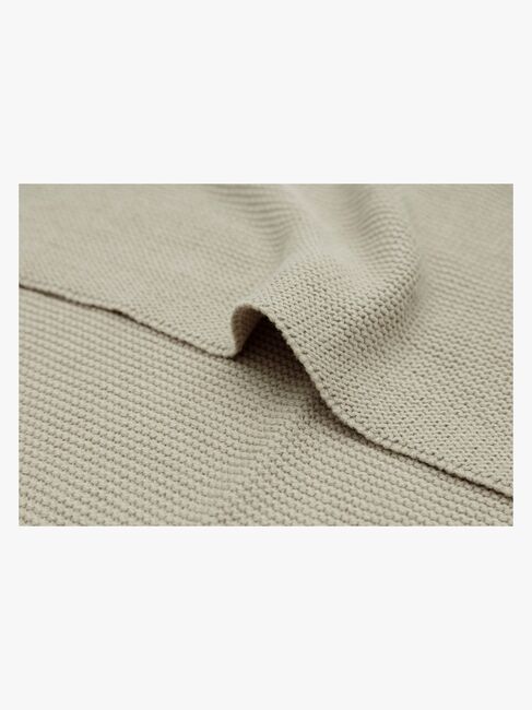 Jollein Tæppe Basic Knit, Olive Green