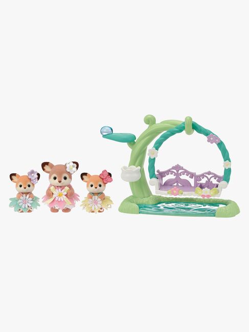 Sylvanian Families Figursæt Hjortebabyer med Blomstergynge