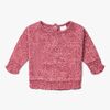 Luca & Lola Pasqualina Trøje Baby, Dark Pink Melange