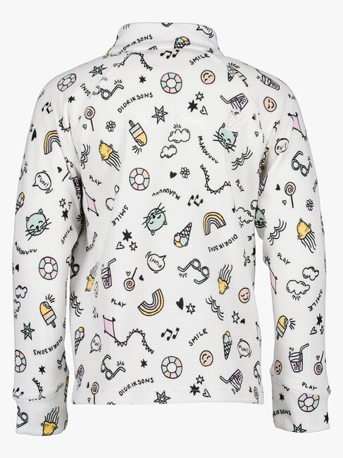 Didriksons Jadis Trøje med Lynlås, Doodle Multi