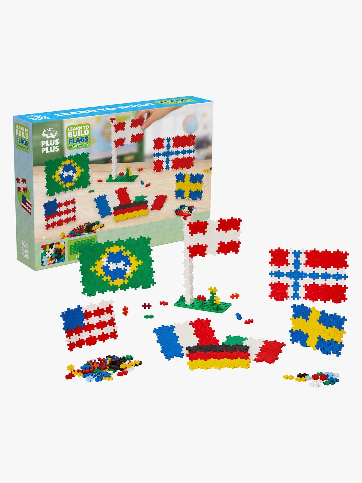 Plus-Plus Verdens Flag Puslespil