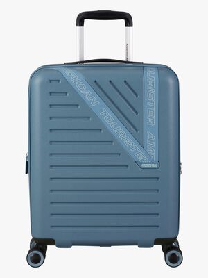 American Tourister Dynabelt Spinner Kuffert 36L, Rainstorm Blue