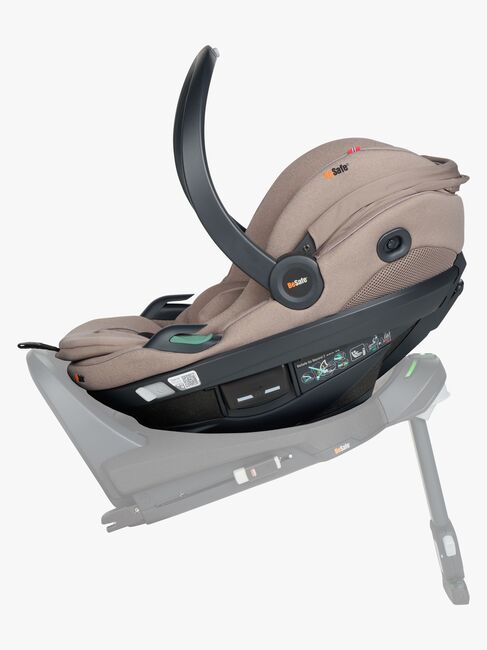 BeSafe Go Beyond 2 Autostol Baby, Dark Sand Soft Breeze