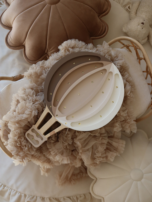 Little Lights Lampe Balloner, Cappucino Rainbow