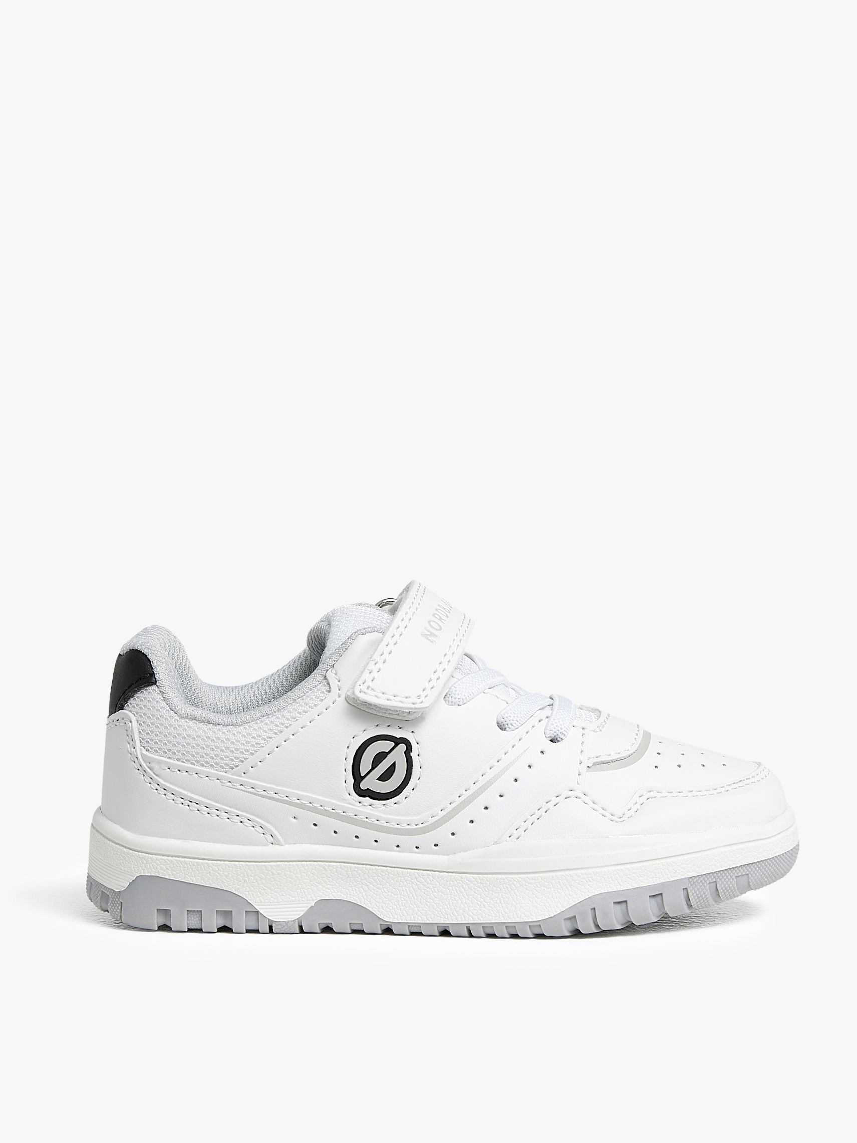 Nordbjørn Skooby Sneakers, Hvid/Grå, 28