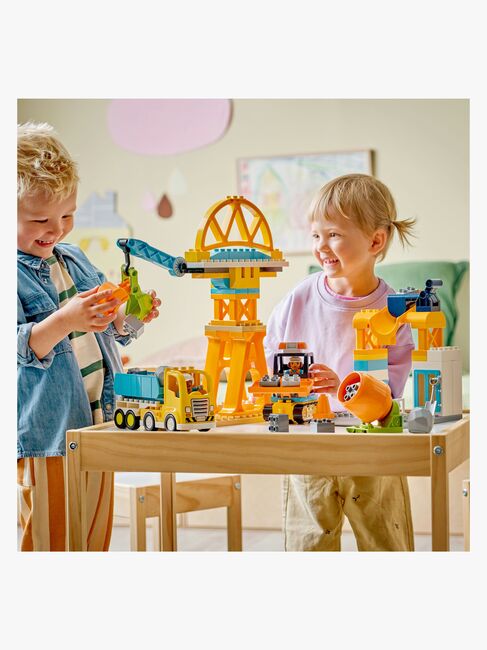 LEGO DUPLO Town 10476 3-i-1 Byggeplads med køretøjer