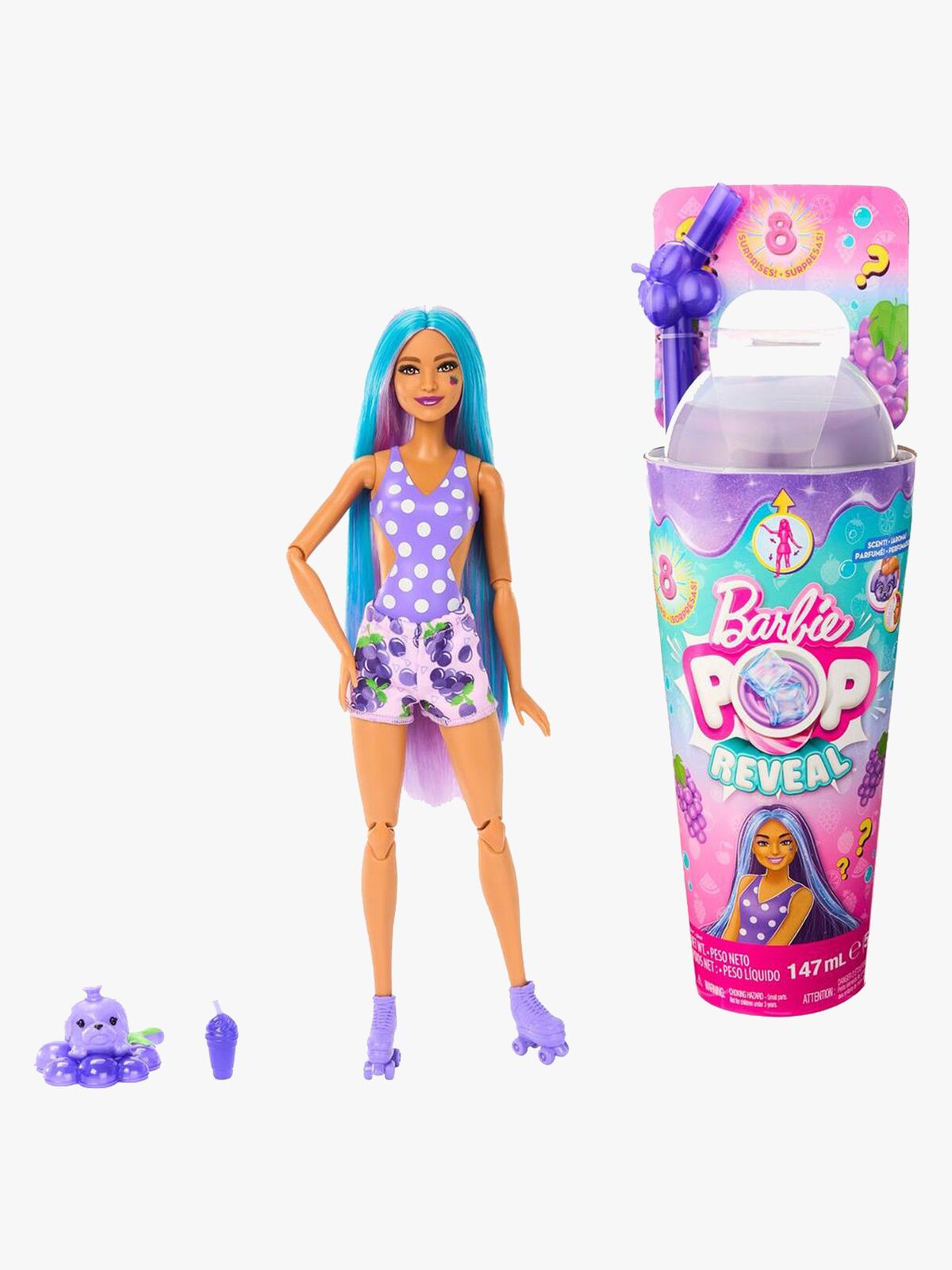 Barbie Pop Reveal Dukke Grape