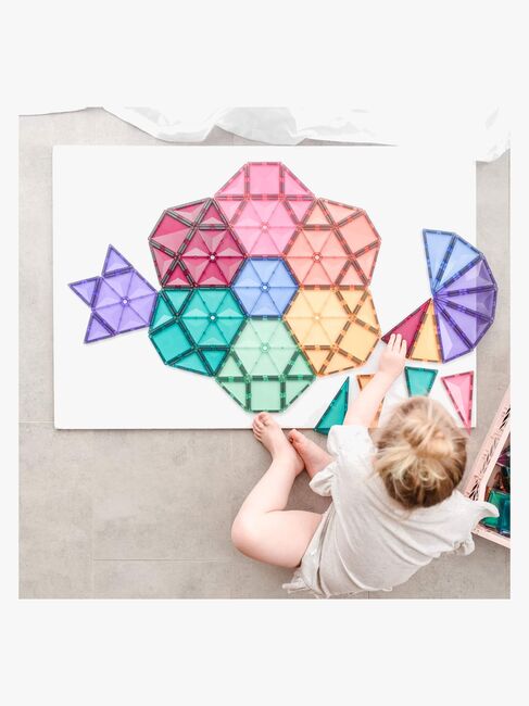 Connetix Magnetiske Byggeklodser Pastel Mega 202 Dele