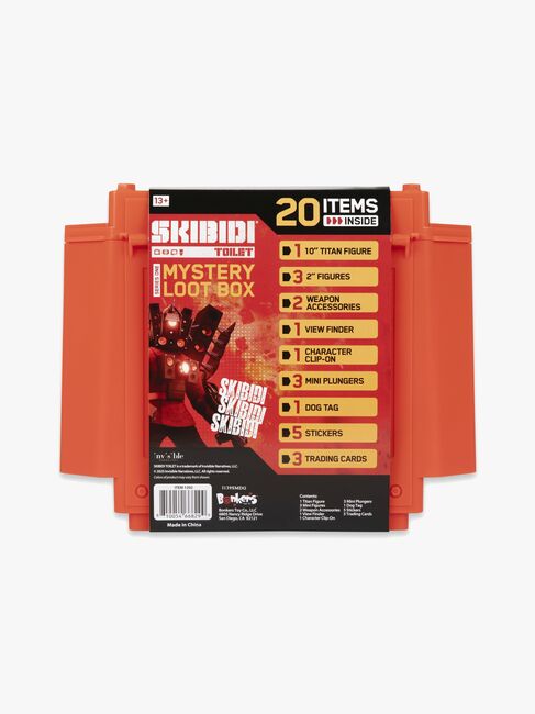 SKIBIDI TOILET Giant Mystery Surprise Box Samlerobjekt