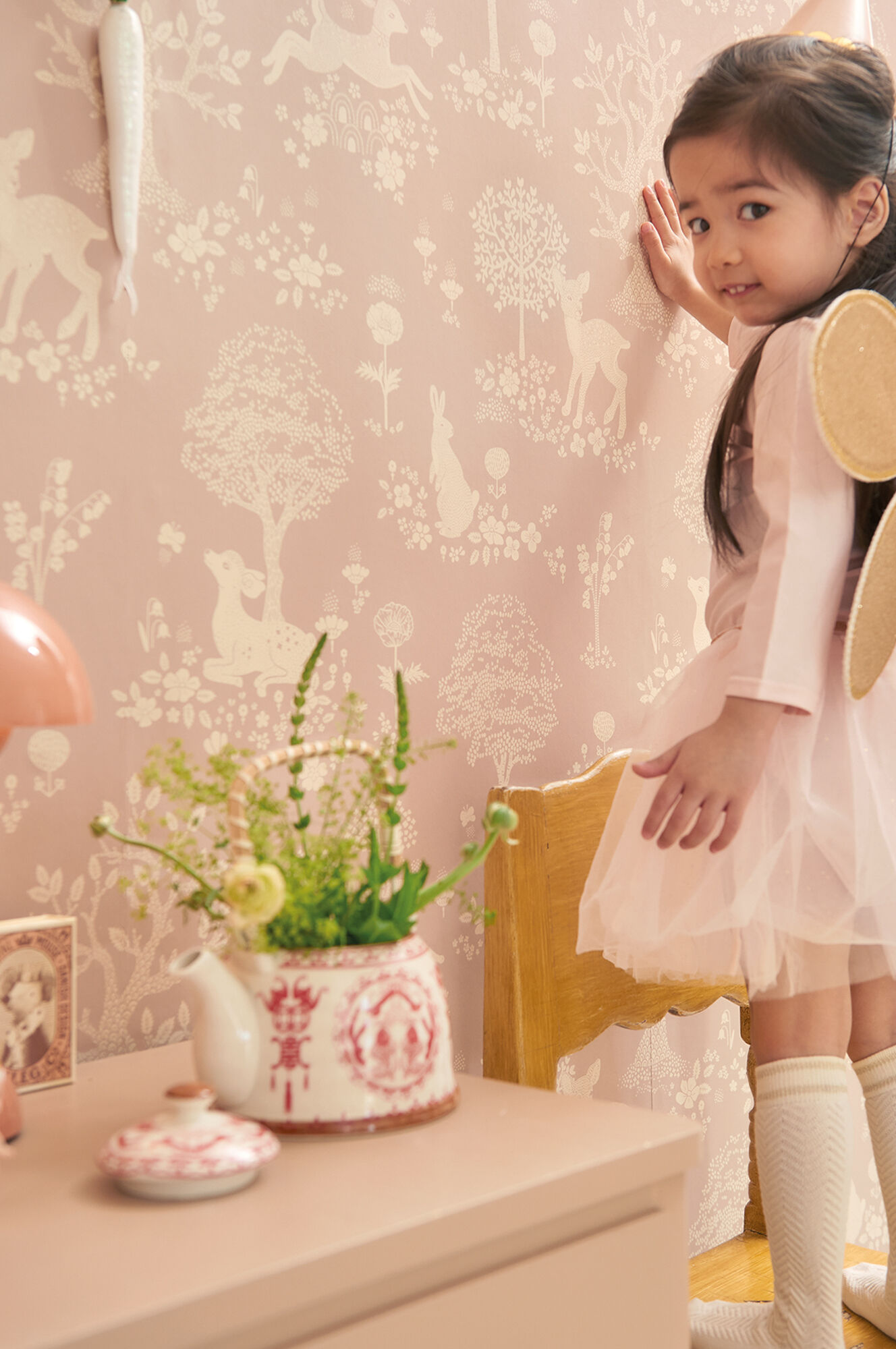 Majvillan Tapet Summer Fields, Dreamy Lilac