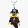LEGO® Ikonisk Kaptajn Brickbeard Nøglering med LED-lys