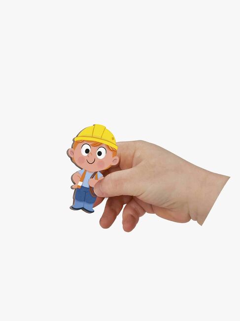 Janod Magneti'Stories Magnetsæt Byggeplads 30 Stk.