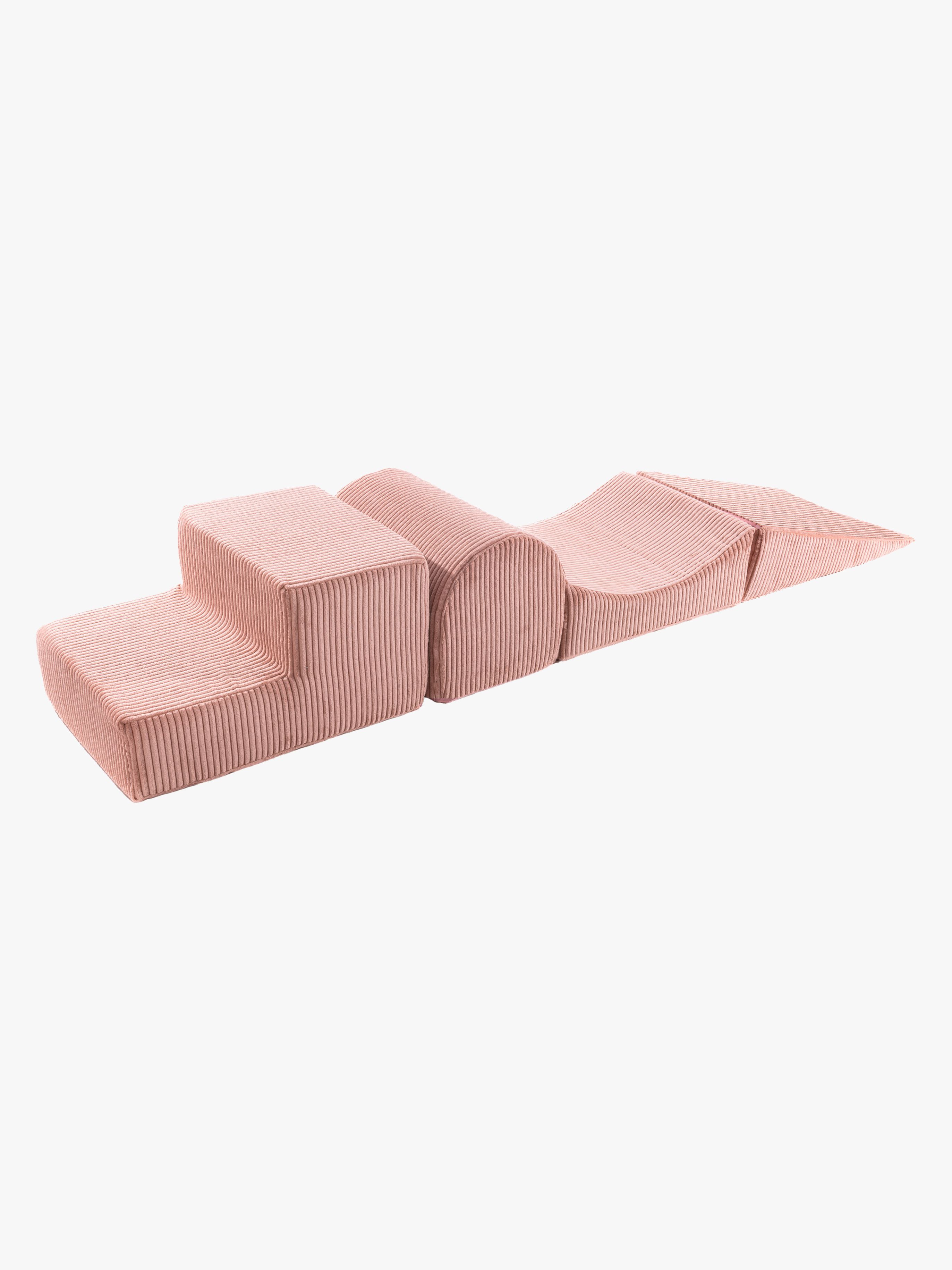 Meowbaby Aesthetic Foam Sæt 4 Elementer Kraftig Fløjl, Pink, Børnemøbler, Indretning børneværelse