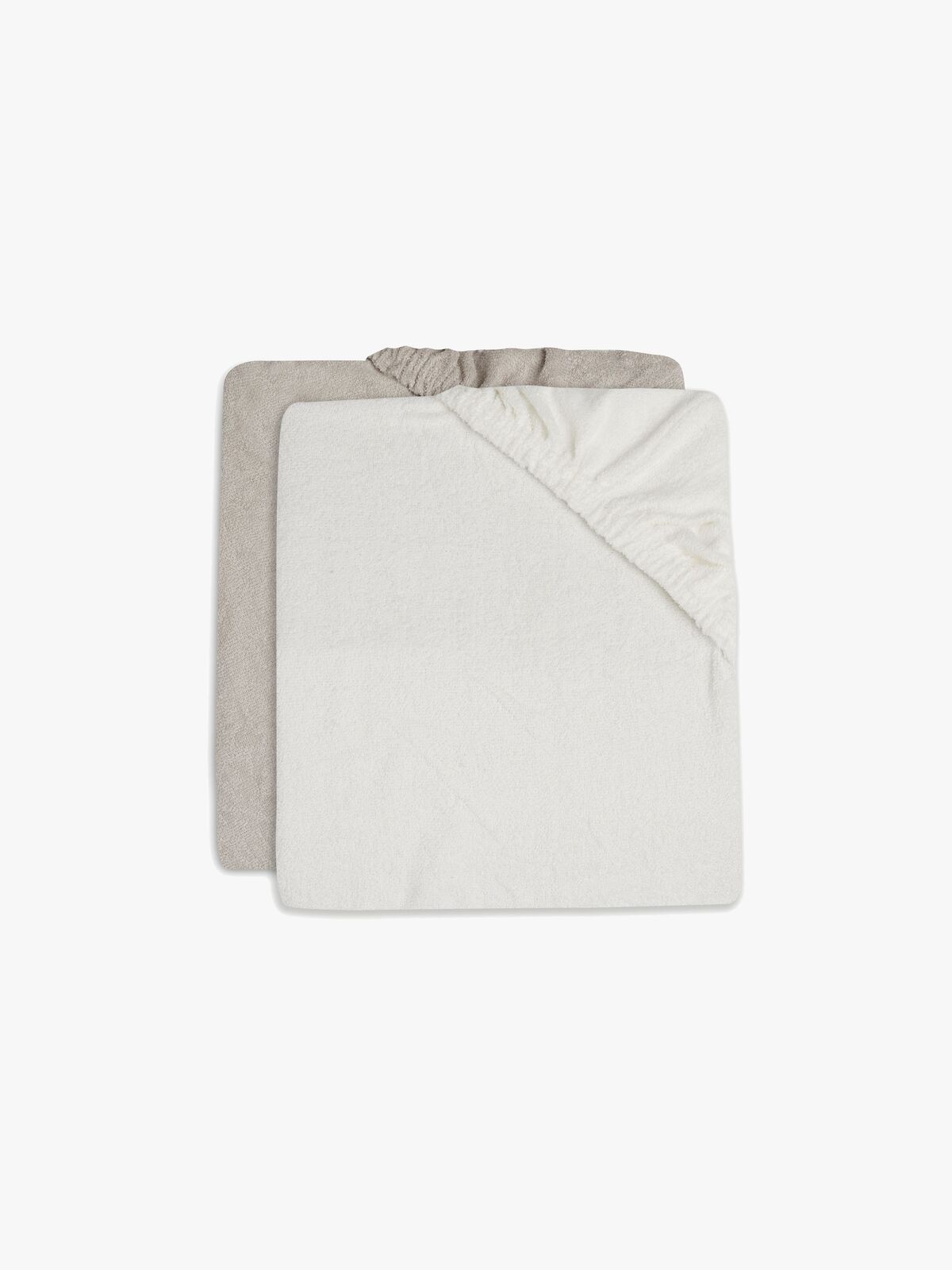 Jollein Puslepudebetræk 50x70 Cm 2-Pak, Ivory/Nougat