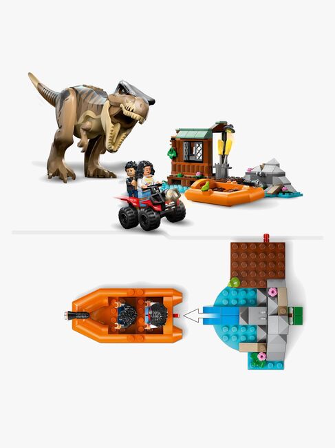 LEGO Jurassic World 76975 Bådflugt fra T. rex