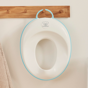 BabyBjörn Toiletsæde til Børn, Hvid/Turkis
