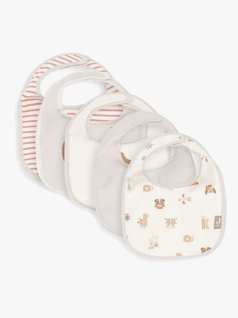 Jollein Bandana Savlemæk Vandtæt 5-pak, Animal Friends