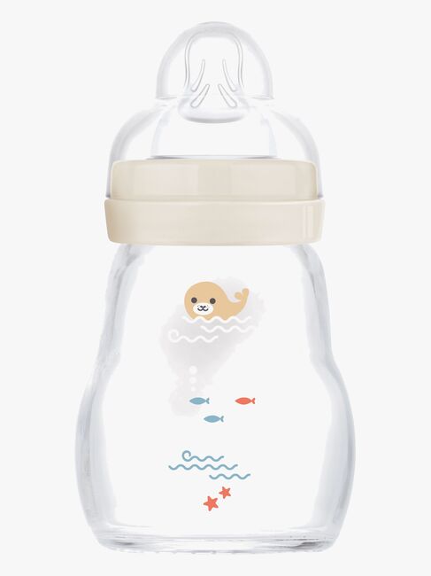 MAM Feel Good Sutteflaske Glas 170 ml, Neutral