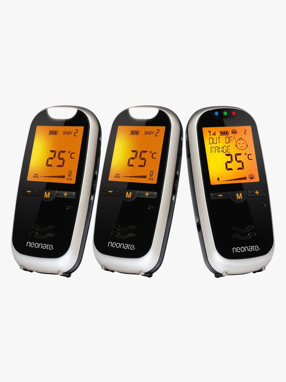 Neonate Digital BC-6500D Babyalarm Inkl. Ekstra Enhed