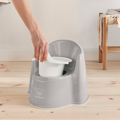 BabyBjörn Pottestol, Grey/White