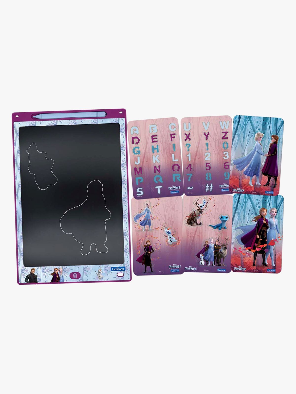 Lexibook Disney Frozen Tegnetablet med Stencilskabeloner