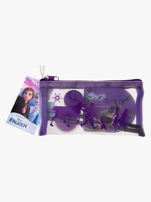 Disney Frozen Penalhus med Skrivesæt, Lilla