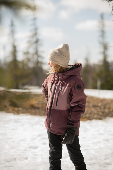 Lindberg Alpine Vinterjakke, Dry Rose/Plum