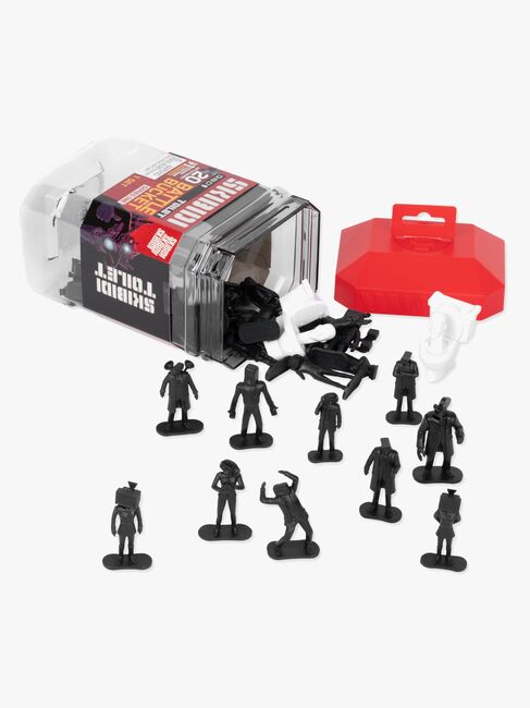 Skibidi Toilet Battle Bucket Figursæt Series 1, 20 Stk.