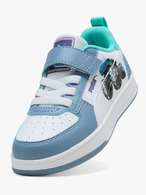 Puma Caven 2.0 Lo Hot Wheels AC+ PS Sneakers, Cool Blue/White/Aquatic