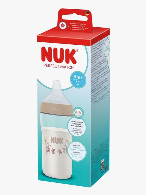 NUK Perfect Match Sutteflaske 260 ml, Monkey