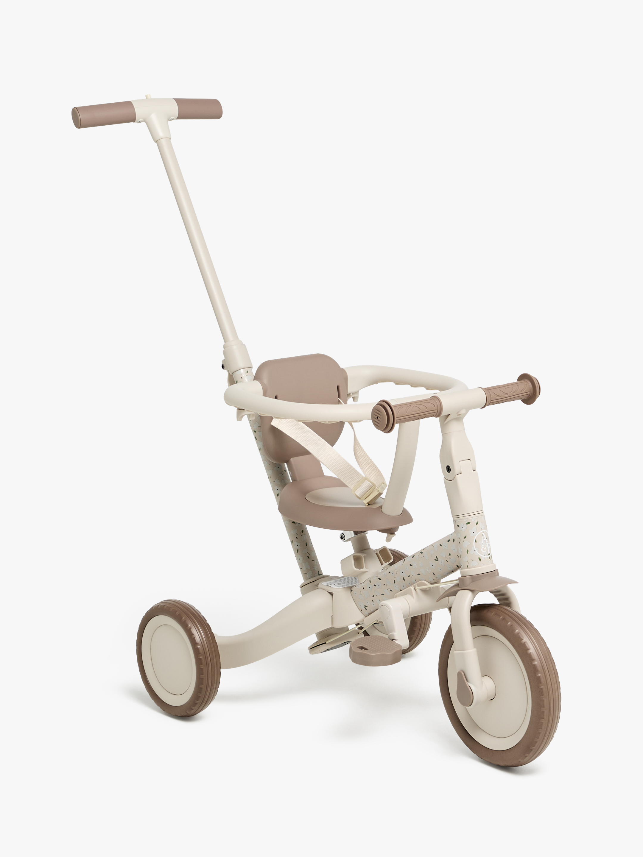 Alice &  Fox Away 4-i-1 Trehjulet Cykel, Bloom Beige