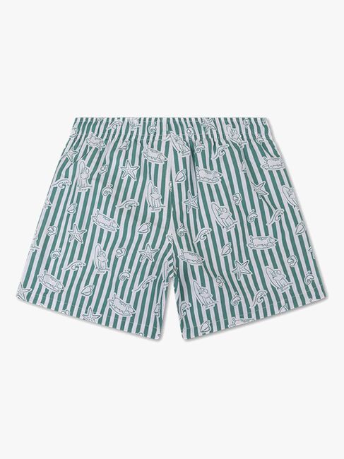Swim Essentials Badeshorts, Surf Dogs Green