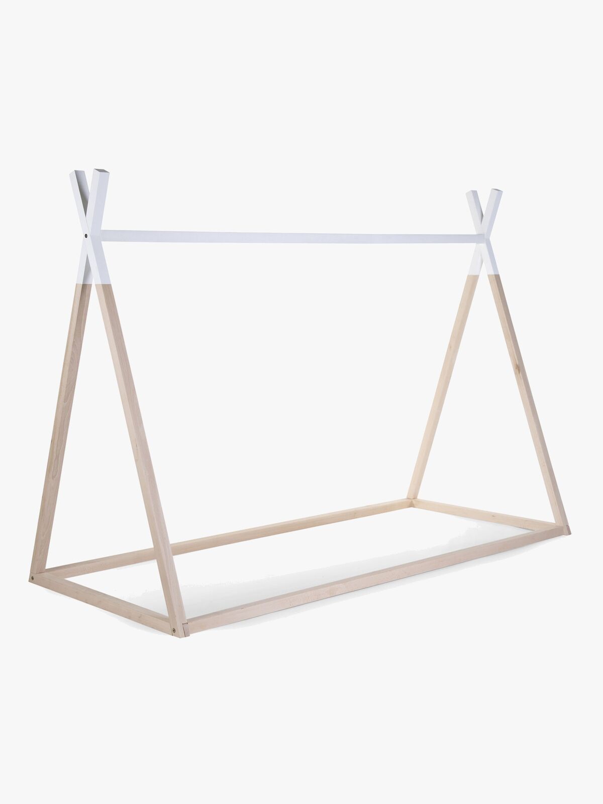 Childhome Seng Tipi 90x200, Hvid&Natur