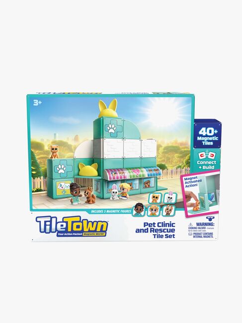 Bluey Tile Town Pet Clinic Magnetsæt 48 Brikker