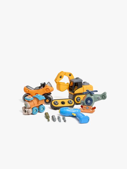 Fippla Lær & Opdag Kasse Transportmiddel med Skruetrækker