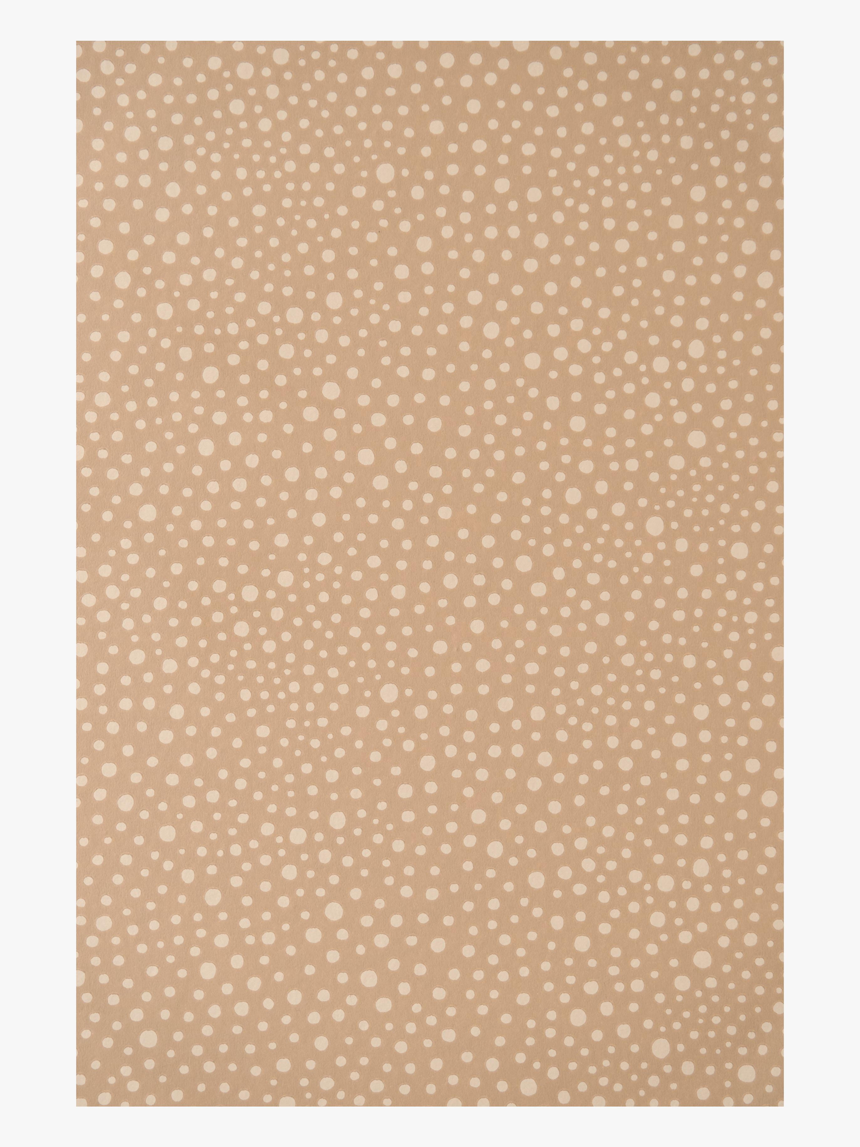 Majvillan Tapet Dots, Teddy Brown