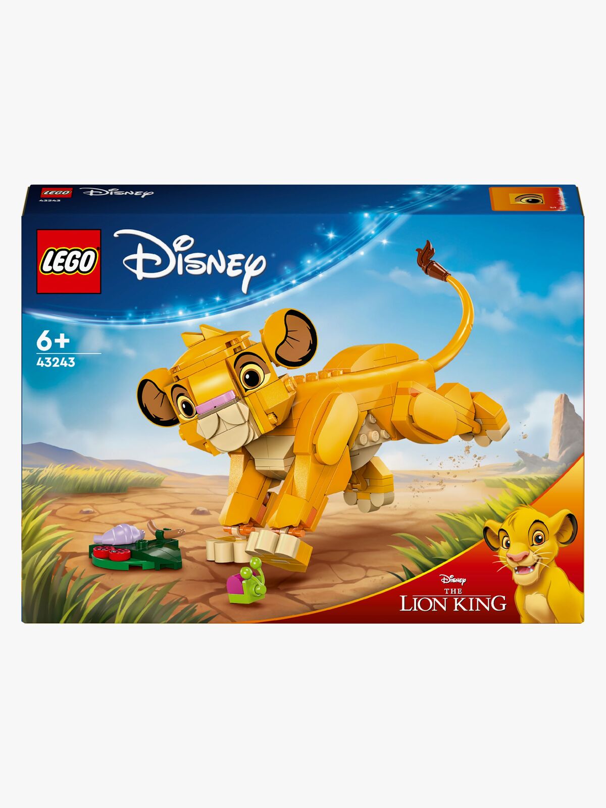 LEGO Disney Classic 43243 Simba som unge – Løvernes konge