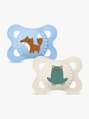 MAM Orginal Silikone Sut 0-6m, Blå