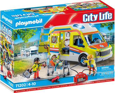 Playmobil 71202 City Life Ambulance med lys og lyd