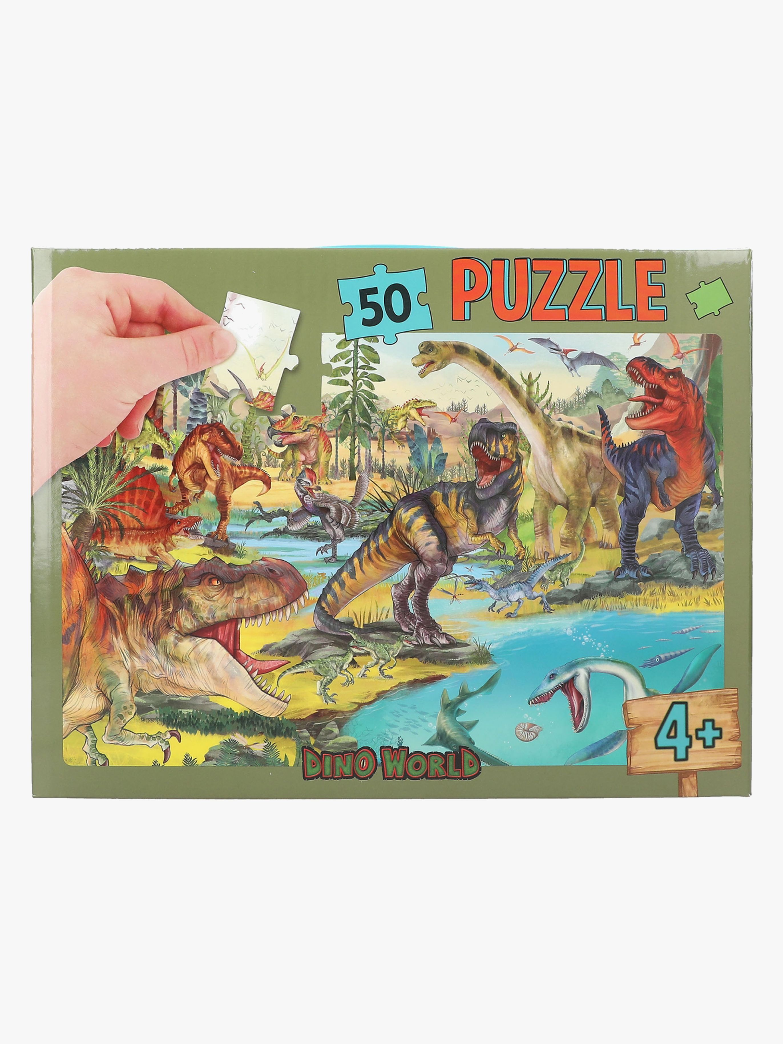 Dino World Puslespil 50 Brikker