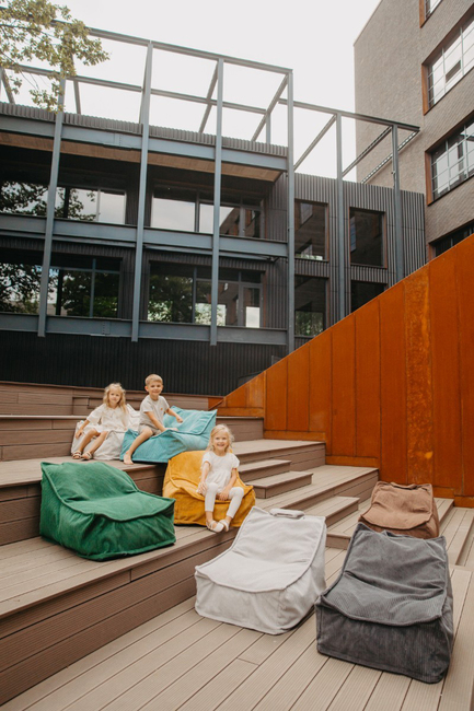 Yappy Kids Yappyhug Sækkestol, Light Grey