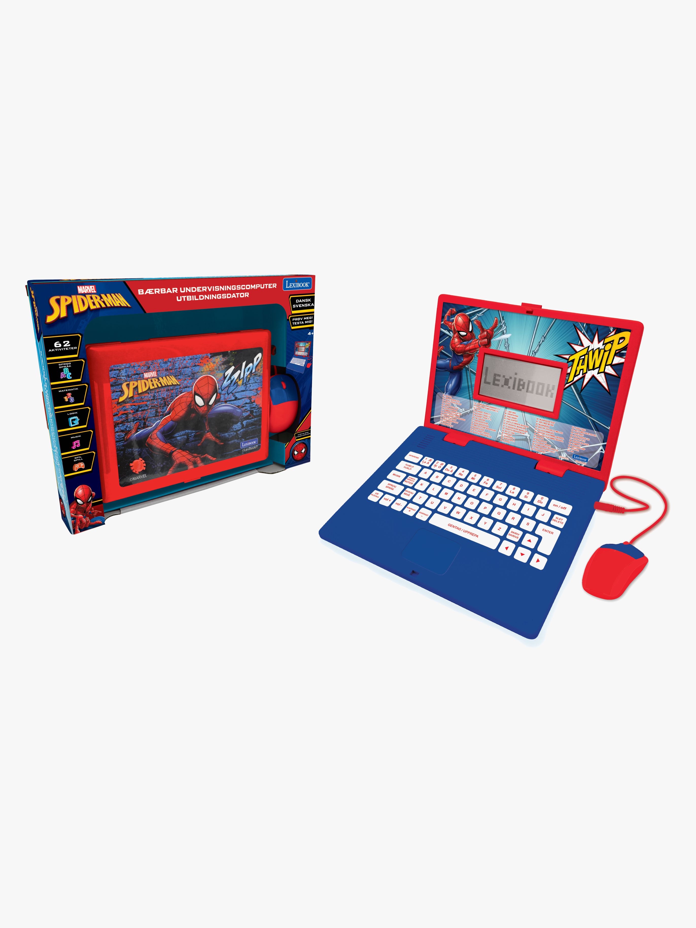 Marvel Spider-Man Bærbar Computer 62 Aktiviteter