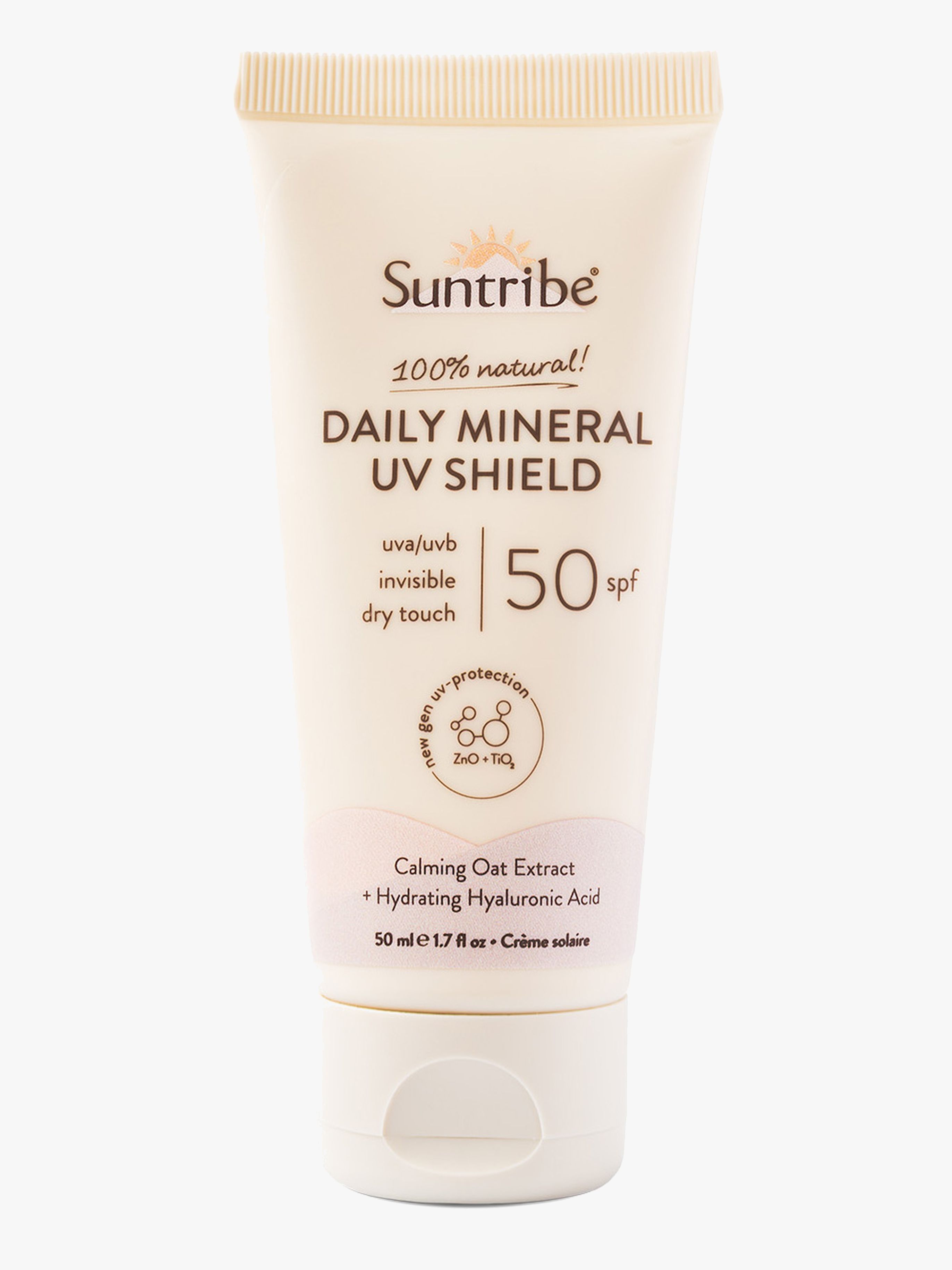 Suntribe Mineral UV Shield Solcreme SPF 50 50 ml