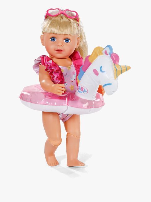 BABY born Dukketilbehør Svømmesæt Enhjørning 43 cm