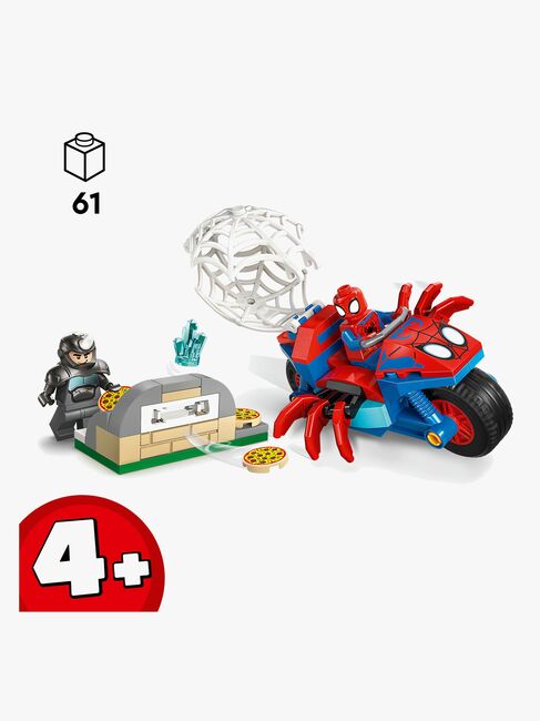LEGO Spidey 11206 Spidey på sin motorcykel mod Rhino