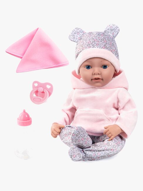 Bayer Design Reborn Baby Dukke med Tilbehør Bamse 38 cm