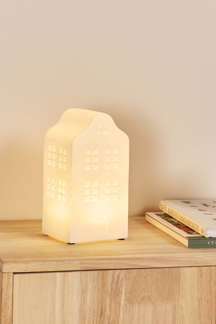 Alice & Fox LONDON Bordlampe, Hvid