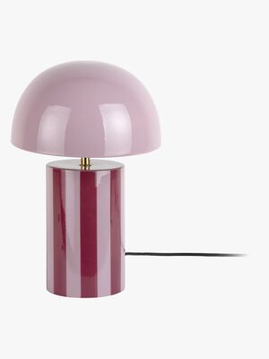 PresentTime Rayado Bordlampe, Dark Mauve/Soft Lavender